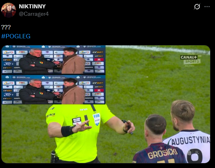 Tak przez chwilę wyglądała TRANSMISJA MECZU Pogoń - Legia xD